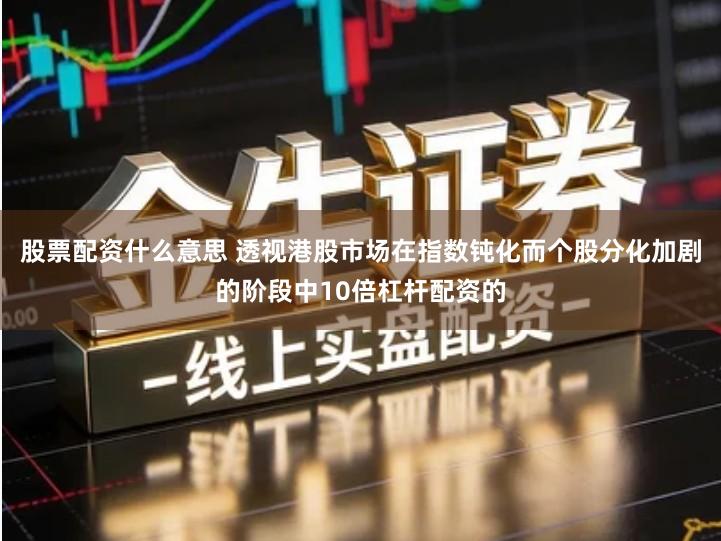 股票配资什么意思 透视港股市场在指数钝化而个股分化加剧的阶段中10倍杠杆配资的